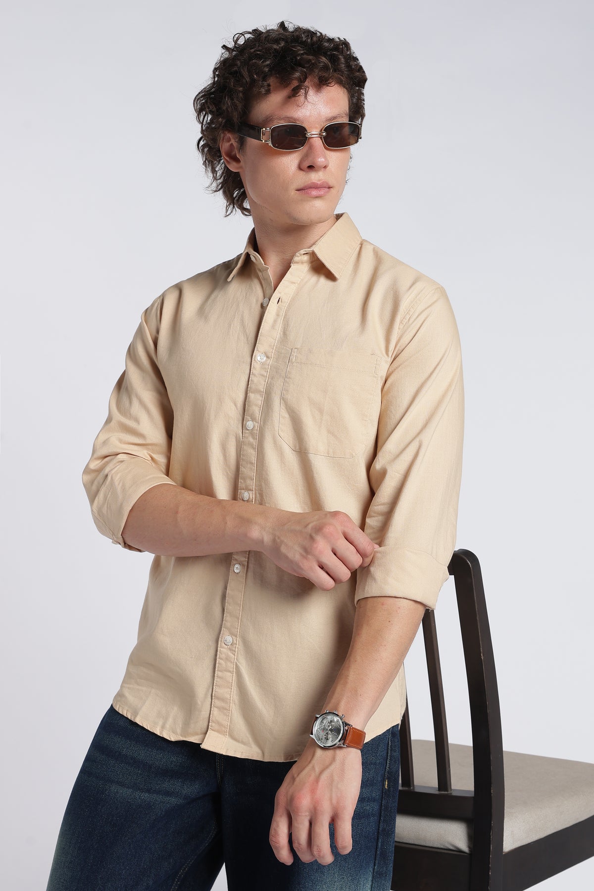 2DUDES shirt product tag showing size M and MRP