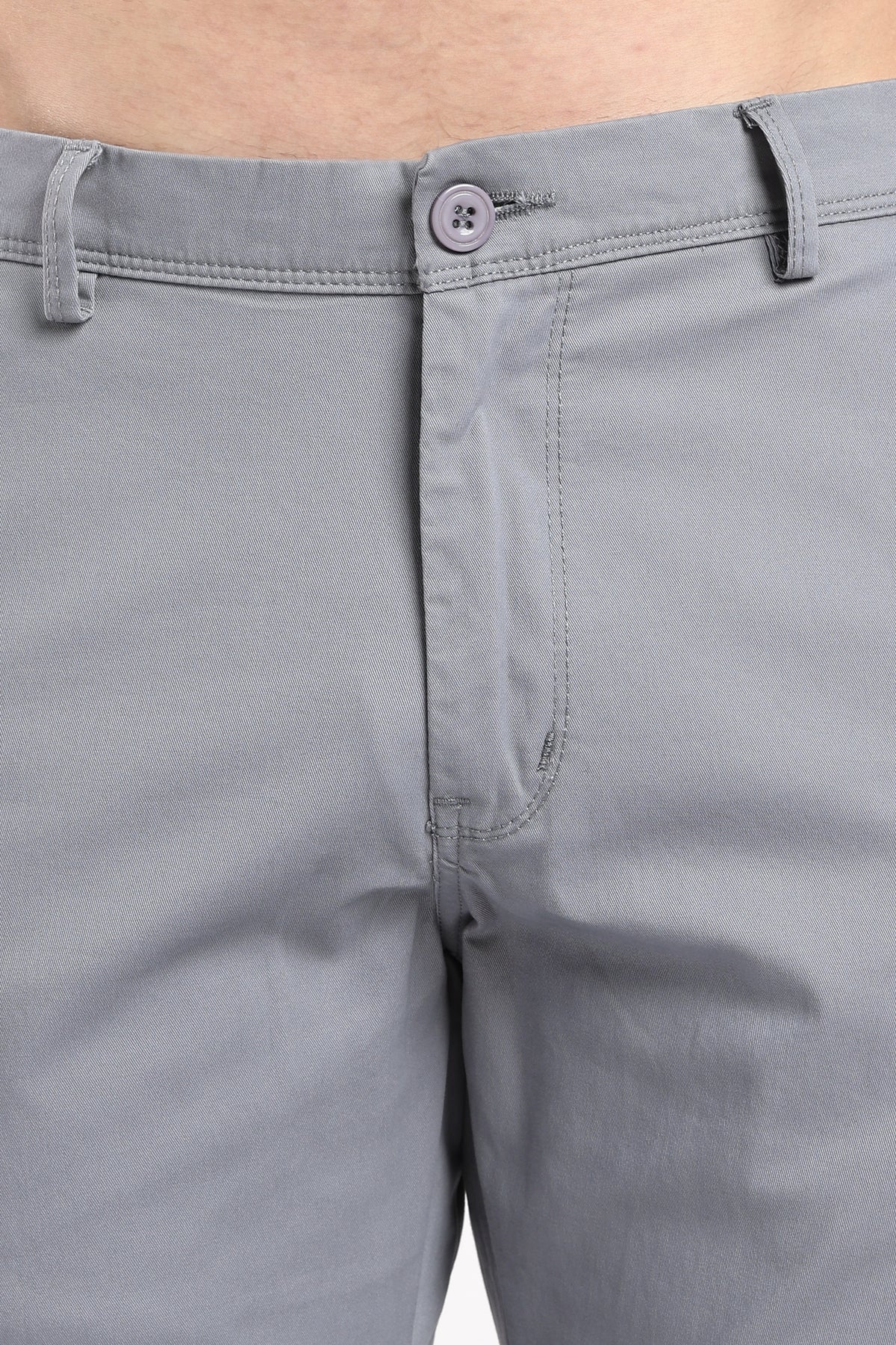 Men's Smoky Blue Cotton Chinos – Brooklyn Fit Straight Leg Trousers | 2dudes